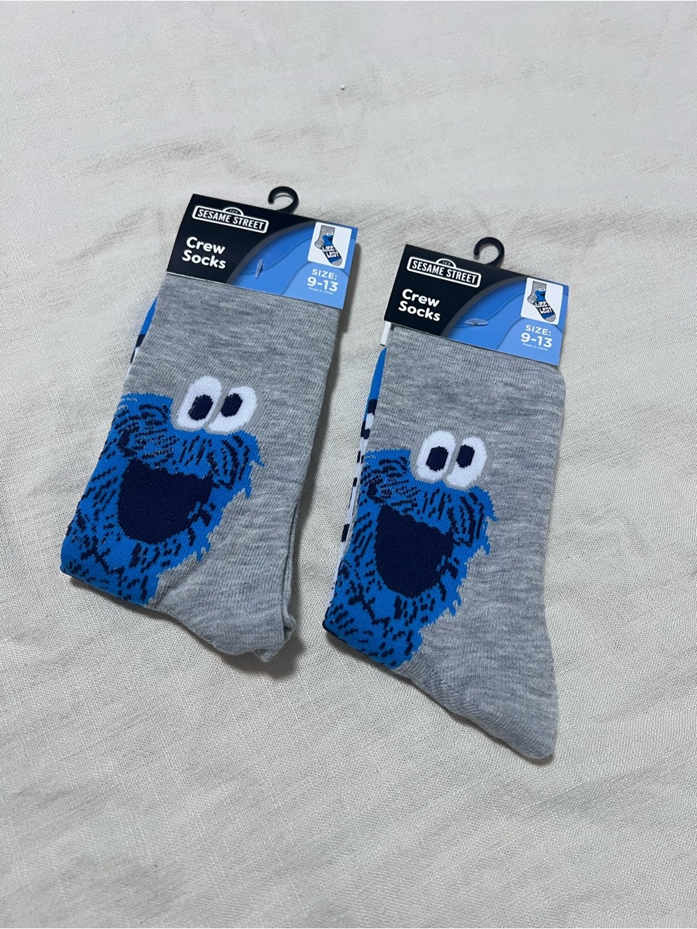 Cookie Monster Crew Socks